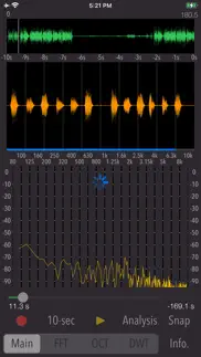 wavelet voice sonogram iphone screenshot 1