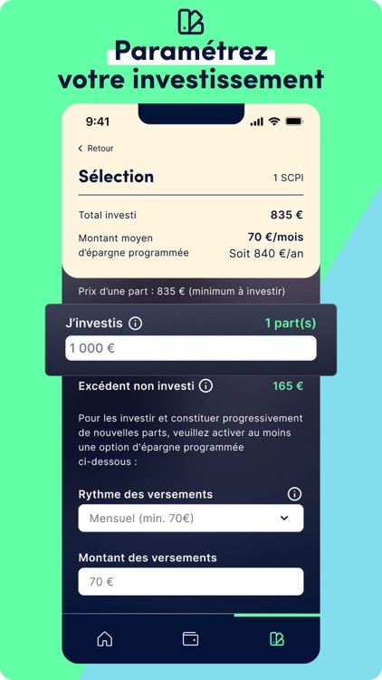 Moniwan, Investissement SCPI screenshot-3