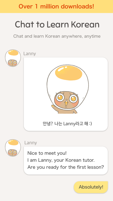 Eggbun: Learn Korean Fun Screenshot