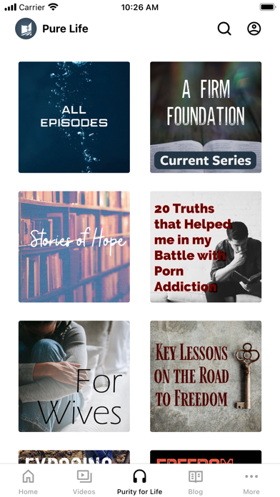 Pure Life Ministries Screenshot