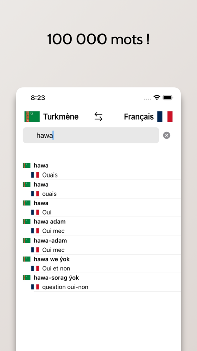 Dictionnaire Turkmène-Françaisのおすすめ画像3