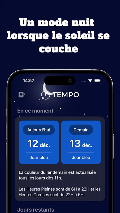 Tempo EDF : Bleu, Blanc, Rouge