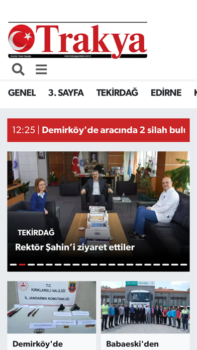 Trakya Gazetesi Screenshot