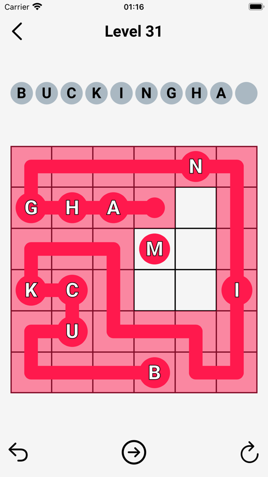 #3. WordPath - A New Word Game (iOS) Podle: Mind The App A.S.