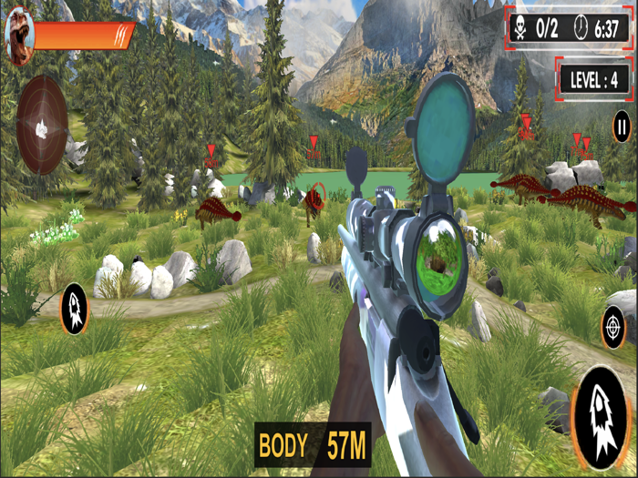 Wild Dino Hunting Gun Games 3d