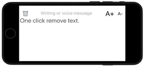 TextWriter for impaired people screenshot #5 for iPhone