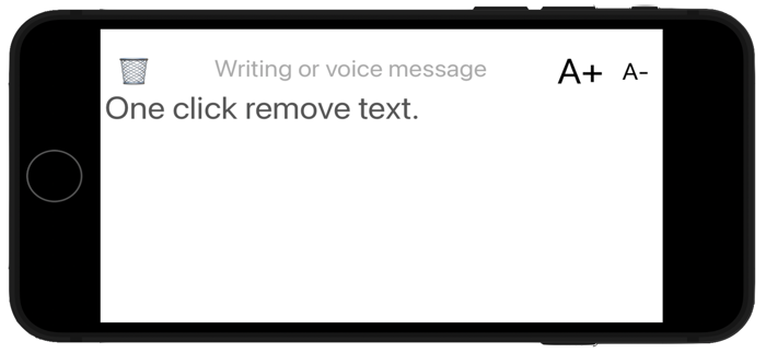 TextWriter for impaired people