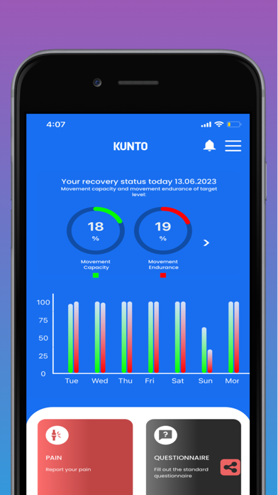 Kunto Lite app screenshot 2