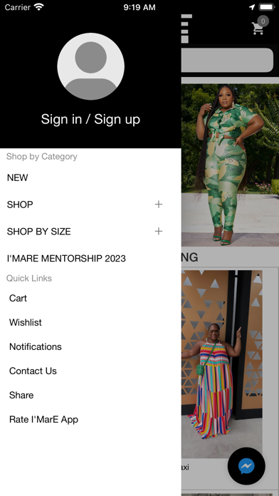 IMarE Boutique Screenshot