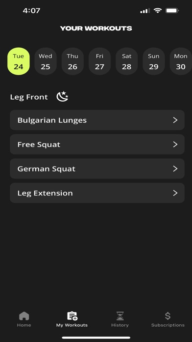 stamm.fit Screenshot