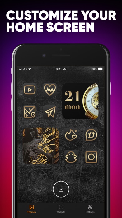 ThemeOn・widgets, icons changer Screenshot