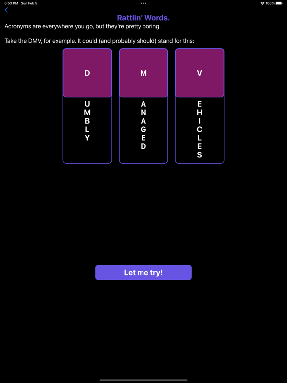 Screenshot #4 pour Rattlin' Words