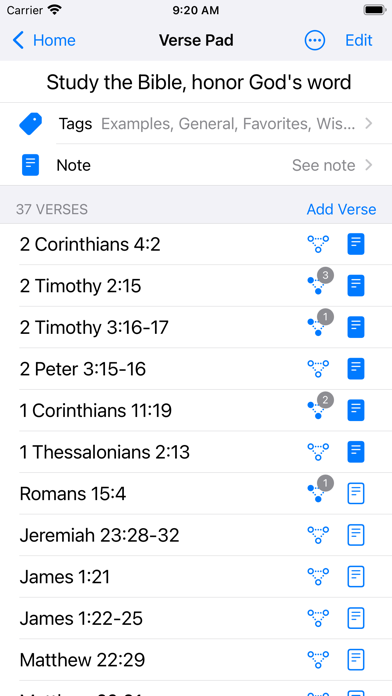 VerseCloud - Bible Study Tool Screenshot