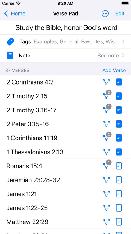VerseCloud - Bible Study Tool