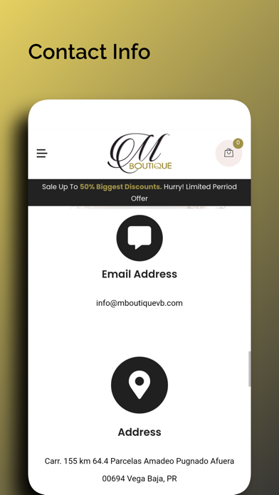 M Boutique Screenshot