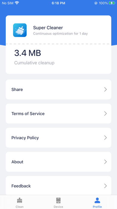 Super Cleaner - Clean Phone Screenshot