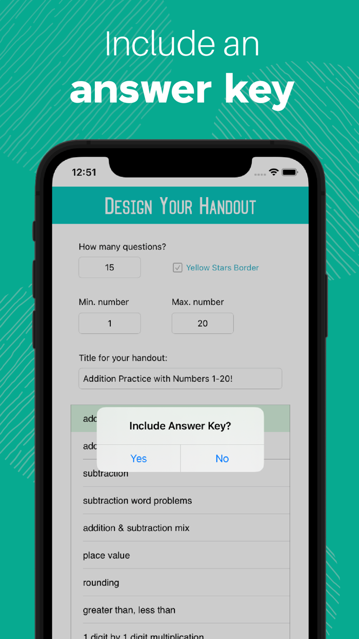 Math Worksheet Maker