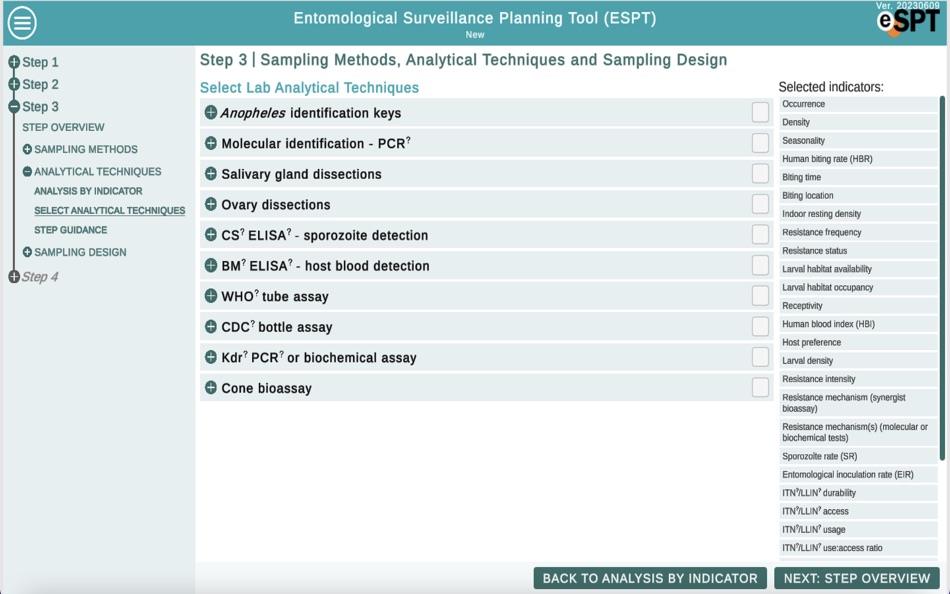 #5. eSPT (macOS) Podle: Liverpool School of Tropical Medicine