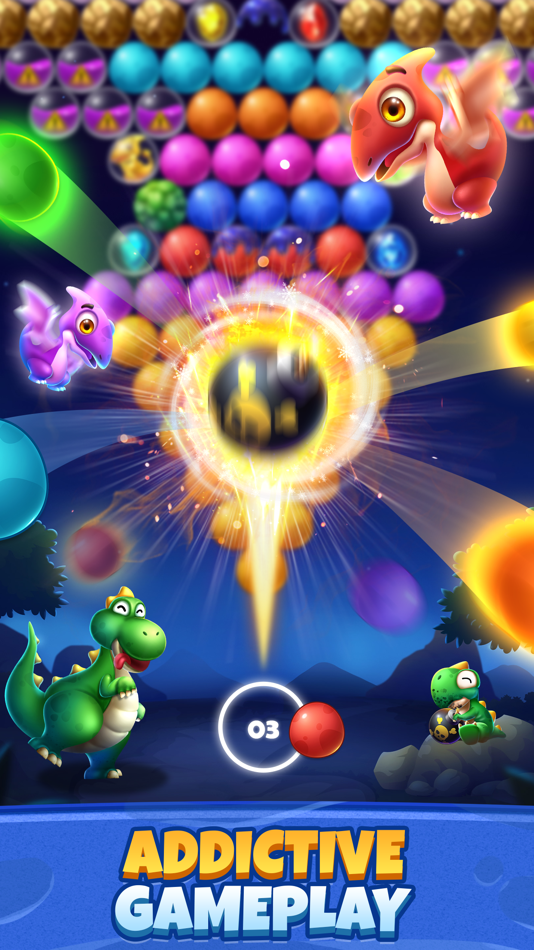 #5. Bubble Shooter Primitive Eggs (iOS) 由: Tekifun LTD