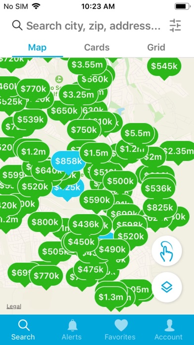 Vegas Home Search Screenshot