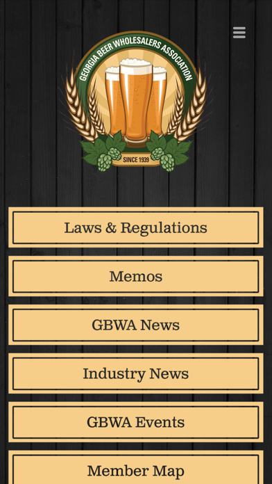 Georgia Beer Wholesaler Assoc. Screenshot