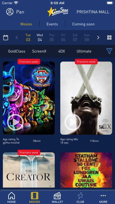 CineStar Cinemas Kosovo Screenshot