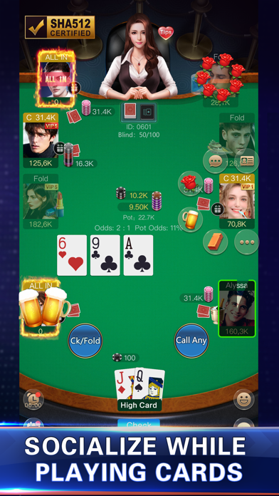 Pocket Texas Hold'em Screenshot