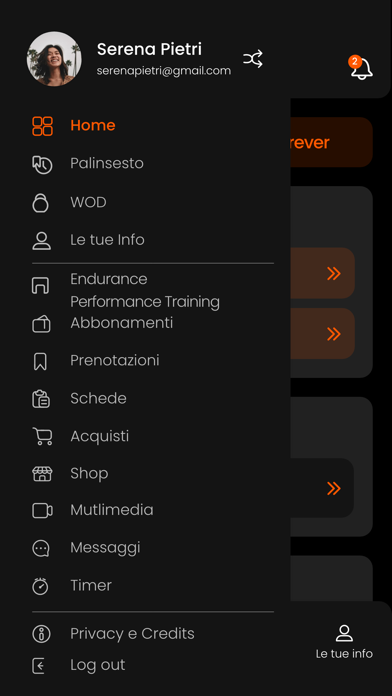 Endurance Performance Training Screenshot