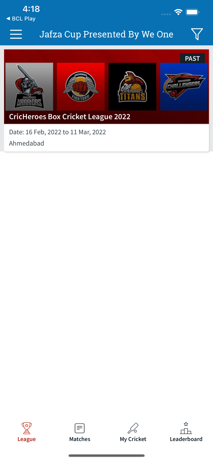 Jafza Cup Presented By We One