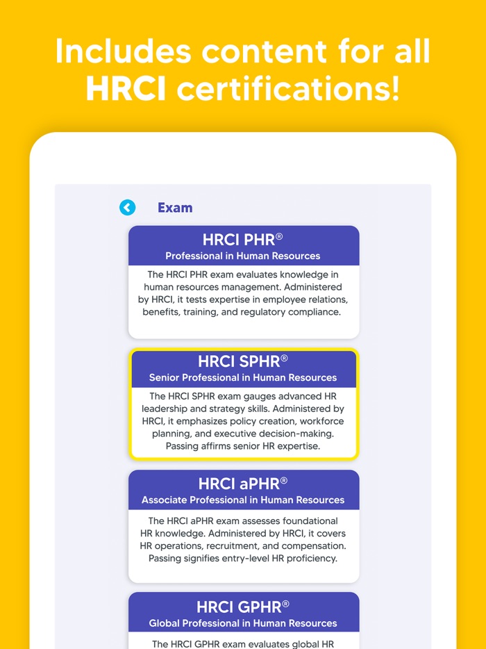 HRCI PHR  SPHR Exam Test Prep