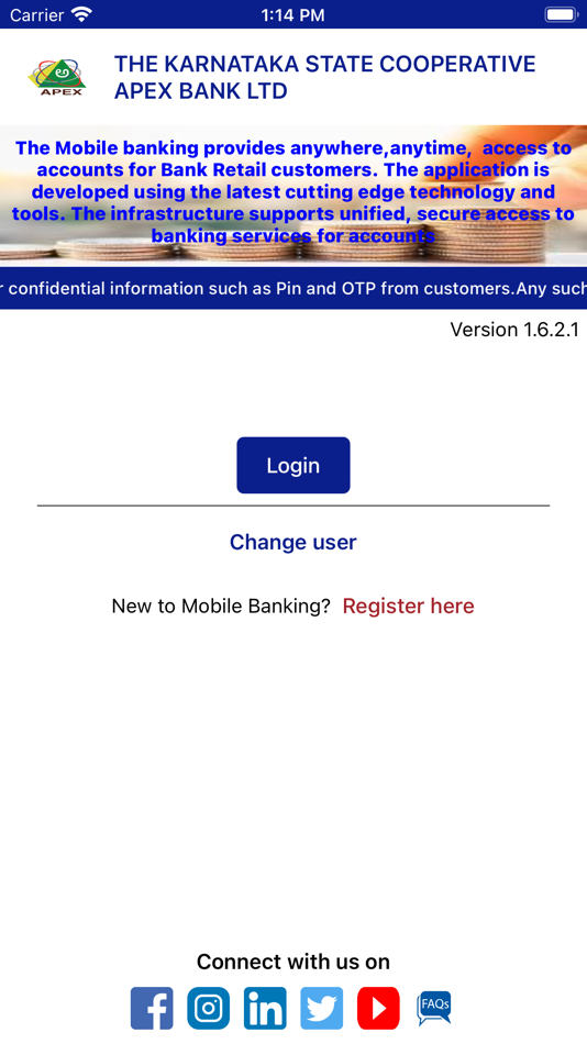 #1. KSC Apex Bank (iOS) 由: The Karnataka State Cooperative Apex Bank Ltd