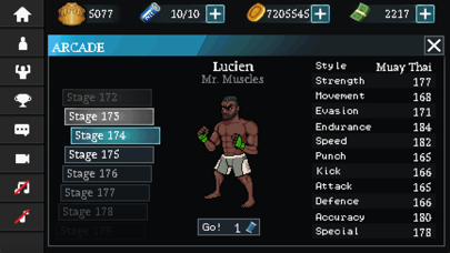 MMA Legend Online Fighter Screenshot