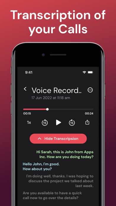 Call Recorder: Recording calls Screenshot