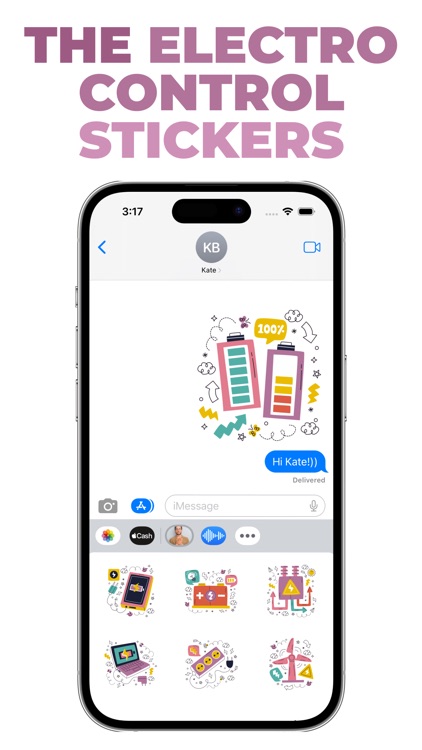 The Electro Control stickers