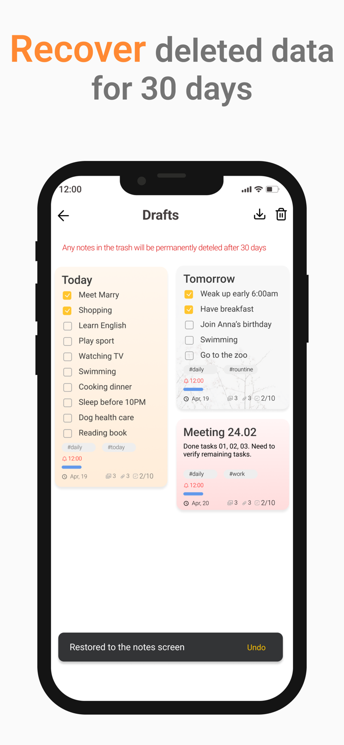 Safe Notes Notebook Notepad