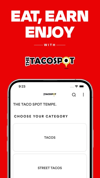 The Taco Spot Ordering Screenshot