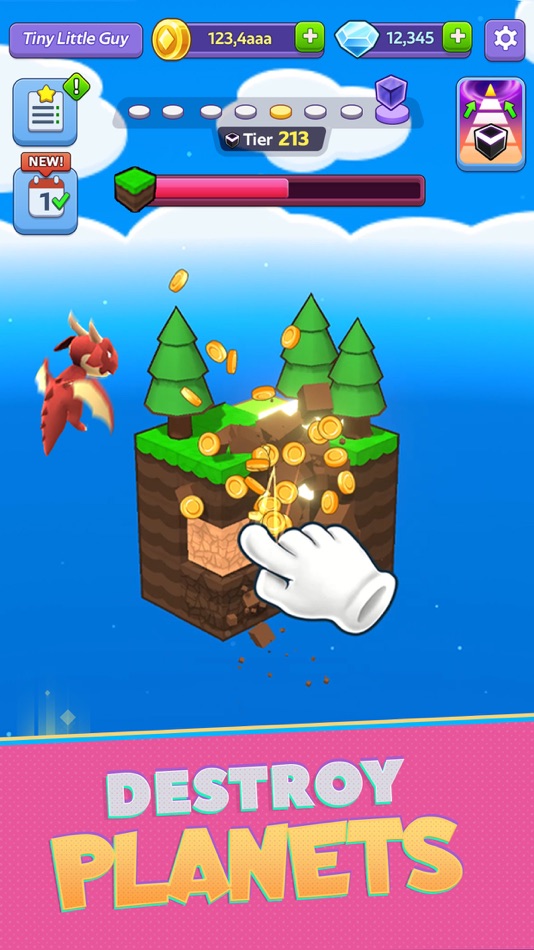 #1. Tiny Worlds: Dragon Idle games (iOS) 由: Old Skull Games