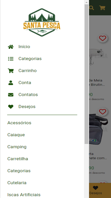 Santa Pesca - Loja de Pesca Screenshot