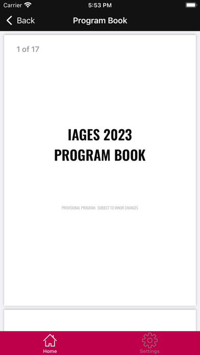 IAGES 2023 Screenshot