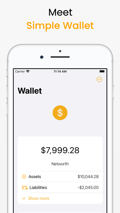 Simple Wallet - Manage Money Screenshot