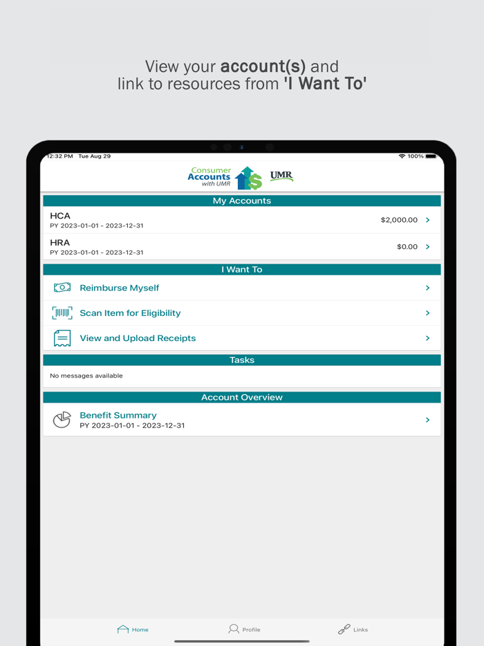 Consumer Accounts with UMR