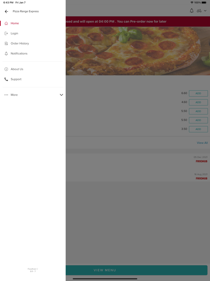Pizza Range Express.