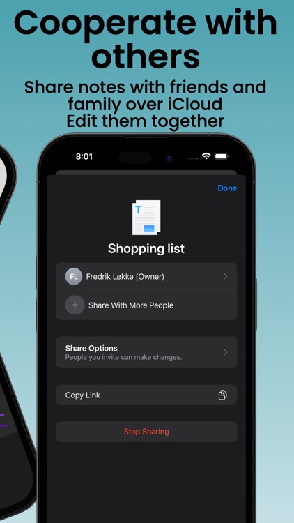 Cloud Notes: phone and watch screenshot-4
