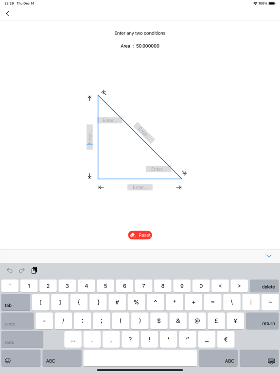 Screenshot #5 pour ShapeCalculator Plus