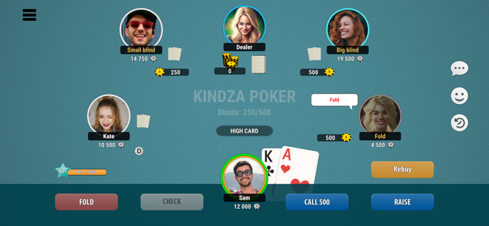 Kindza Poker - Texas Holdem
