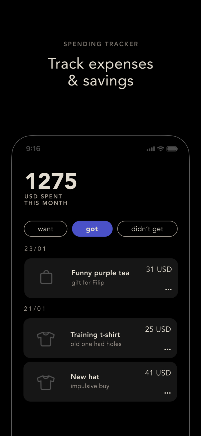 bless. minimal shopping habits