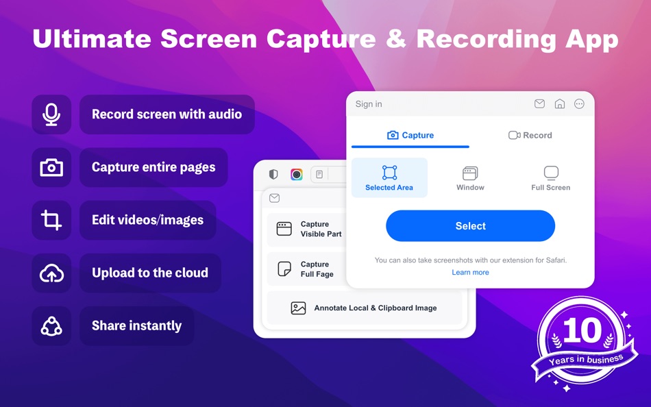 #1. Awesome Screenshot & Recorder (macOS) 由: Diigo Inc.