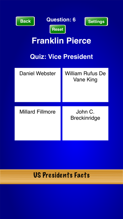 US Presidents Facts Screenshot