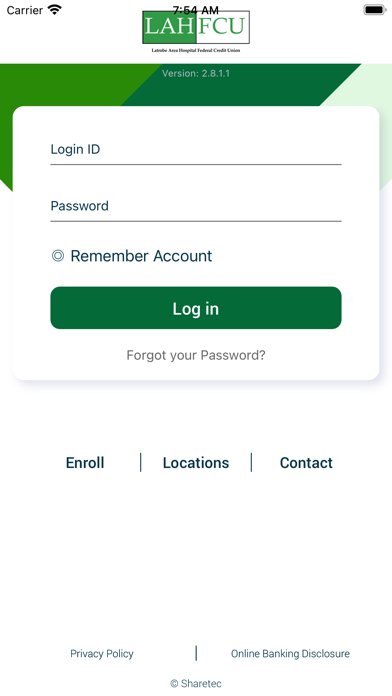 Latrobe Area Hospital FCU Screenshot
