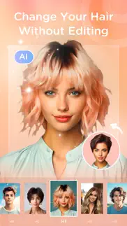 quick art: ai hair editor iphone screenshot 1